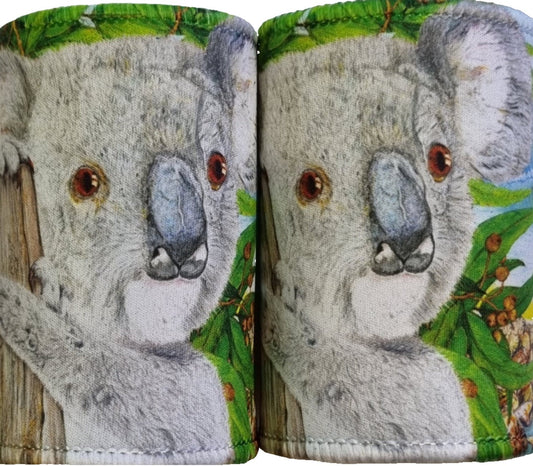 KOALA ON THE BEACH STUBBY COOLER