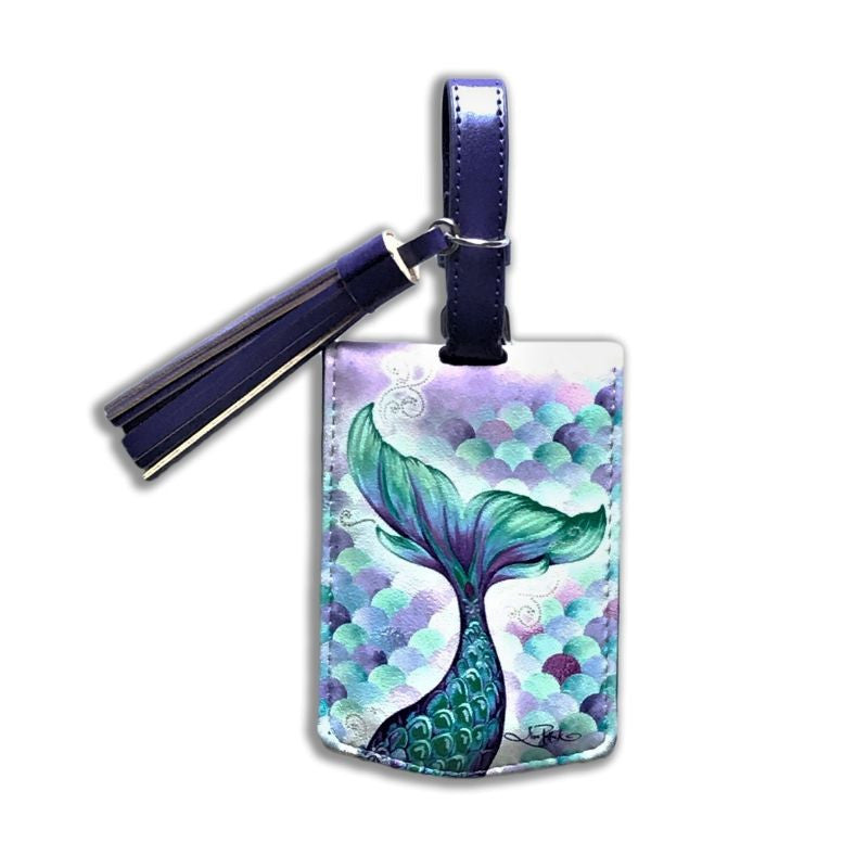LISA POLLOCK MERMAZING MERMAID LUGGAGE TAG