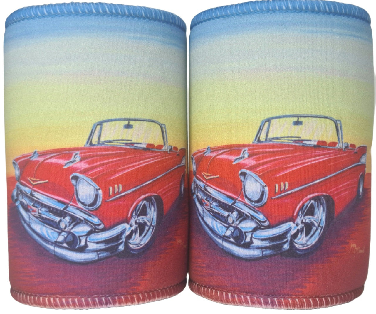 CHEVY RED STUBBY COOLER