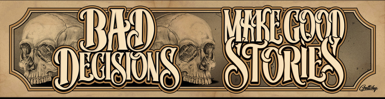 BAD DECISIONS BAR RUNNER