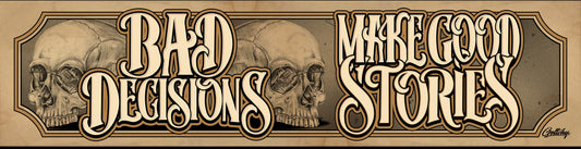 BAD DECISIONS BAR RUNNER