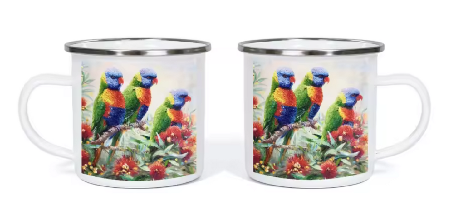ROSELLA MUG ENAMEL