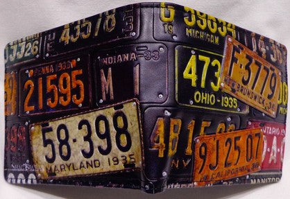 SHAGWEAR VINTAGE LICENSE PLATE MENS WALLET