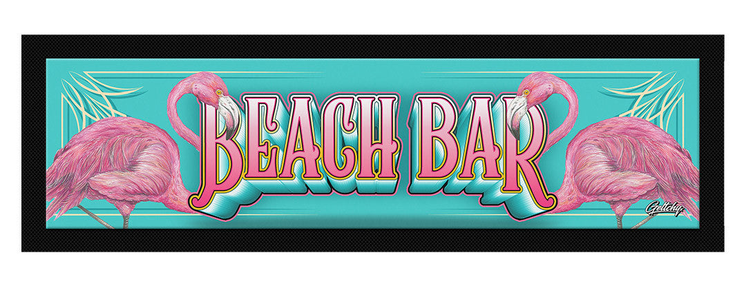 FLAMINGO BEACH BAR RUNNER