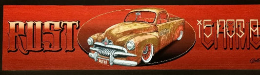 RED RUST IS  NOT A CRIME BAR RUNNER