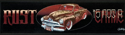 BLK RUST IS NOT A CRIME BAR RUNNER