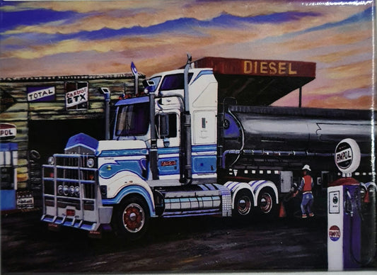 TANKER FRIDGE MAGNET