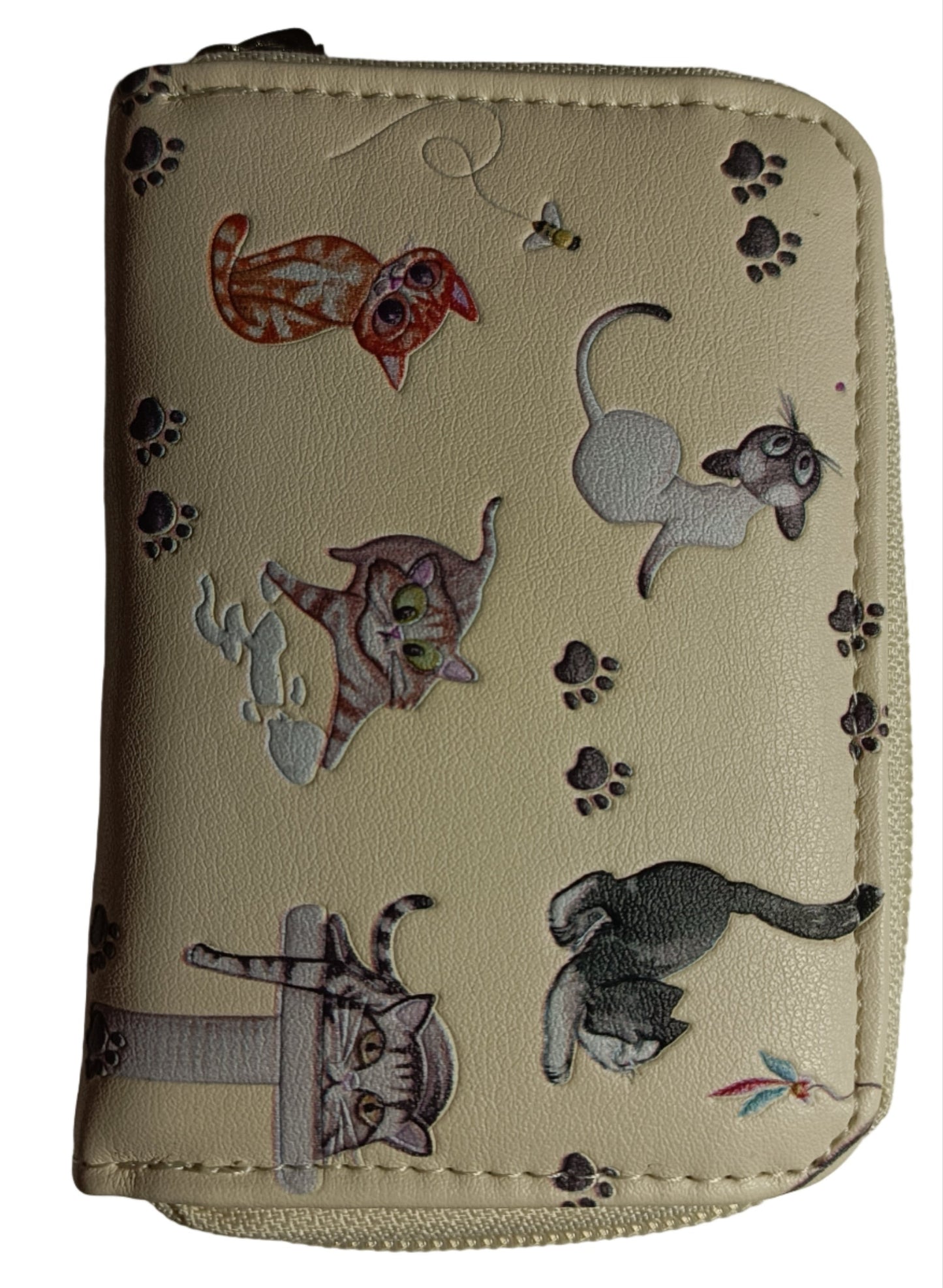 PLAYFUL CATS CHANGE PURSE