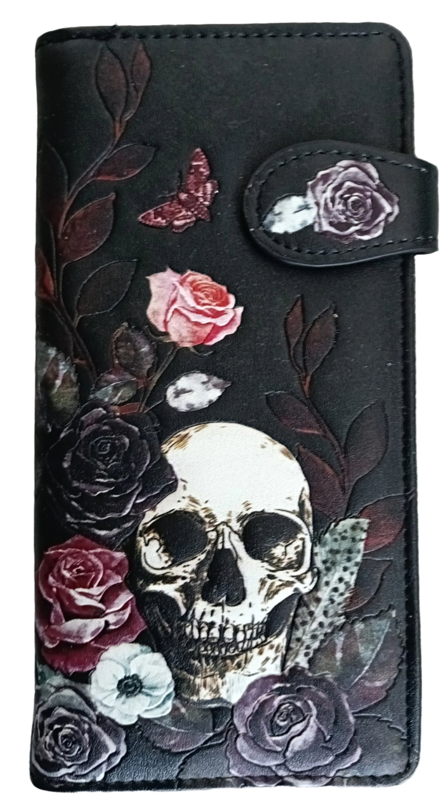 GOTHIC SKULL BLK WALLET