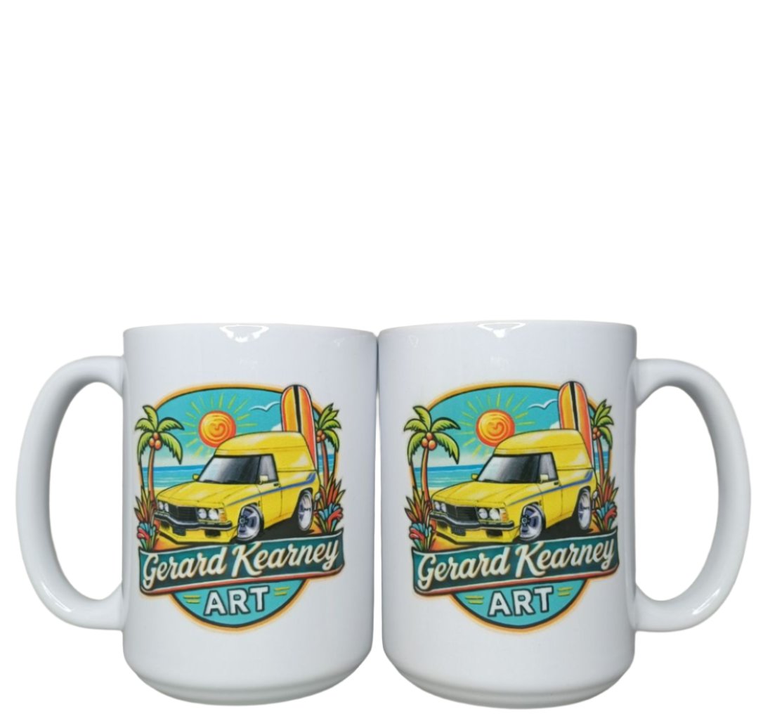 HOLDEN GK SANDMAN YELLOW WAGON 15oz MUG (Copy)