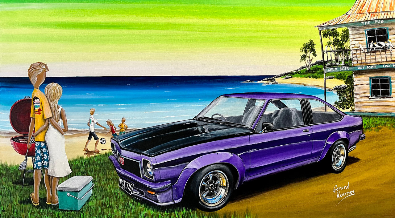 LAND DOWN UNDER STUBBY COOLER