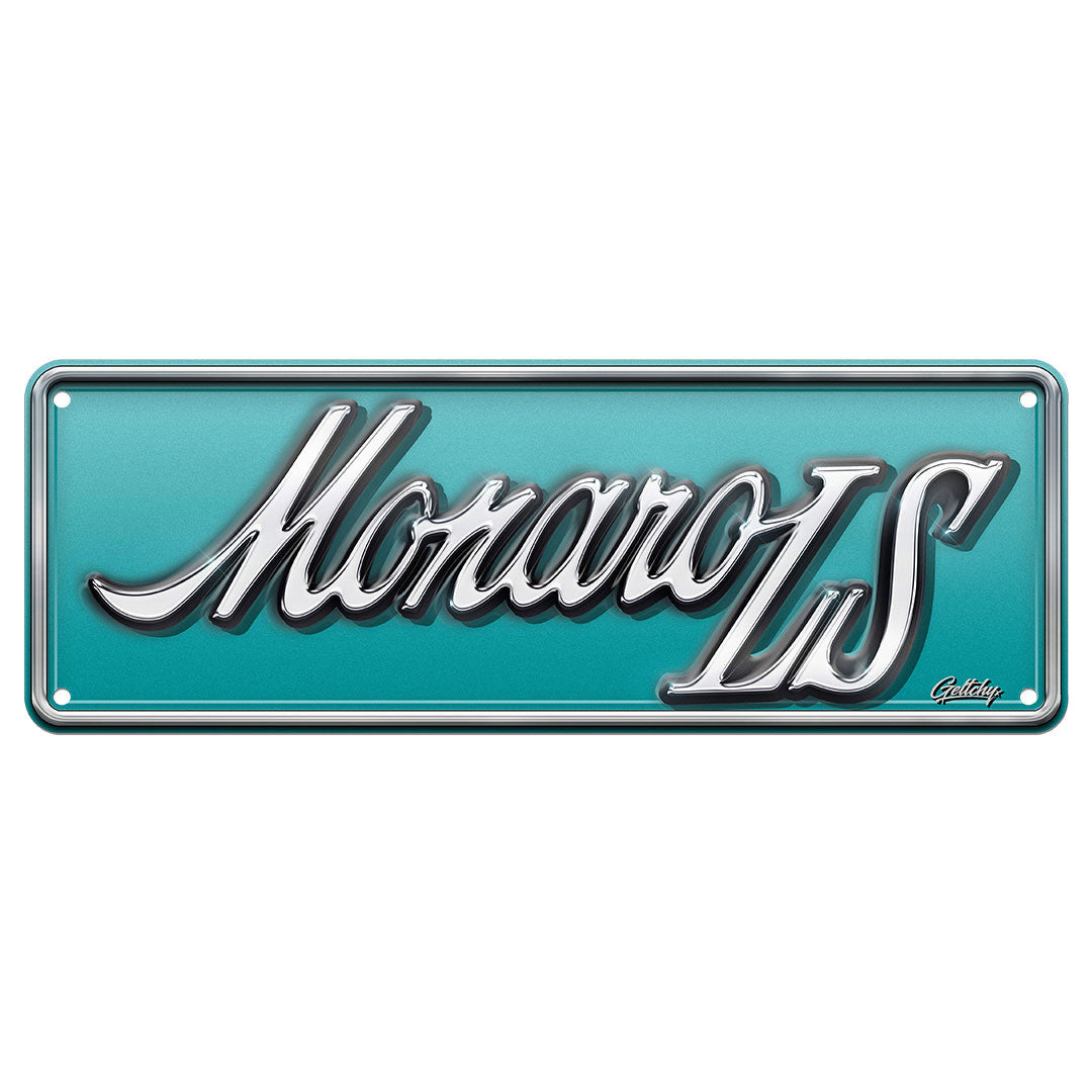 MONARO LS NUMBER PLATE