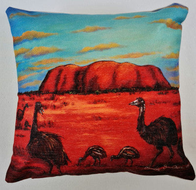 EMU CUSHION COVER + INSERT 45cm x 45cm