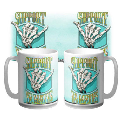 SUPPORT YA MATES MUG 15oz