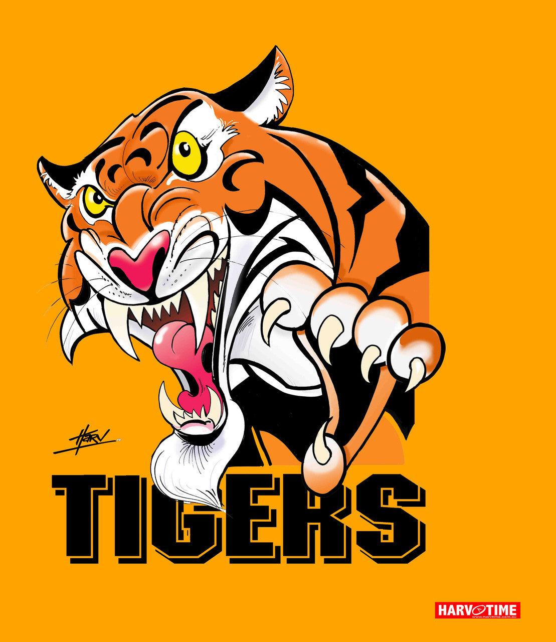 TIGERS NRL POLAR FLEECE BLANKET