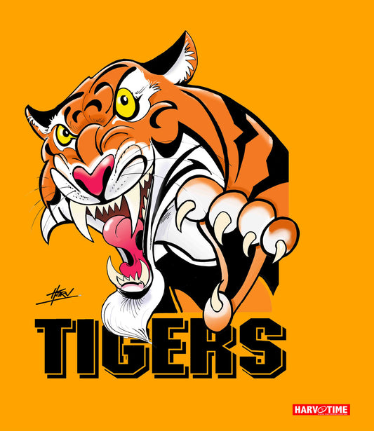TIGERS NRL POLAR FLEECE BLANKET