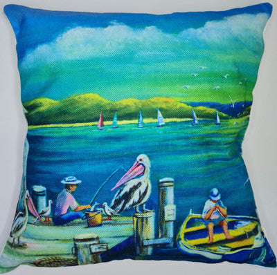 MR PERCIIVAL PELICAN CUSHION + COVER