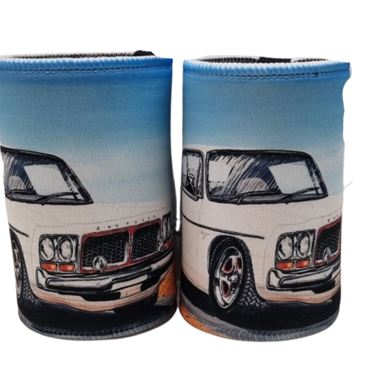 CHARGER WHITE STUBBY COOLER