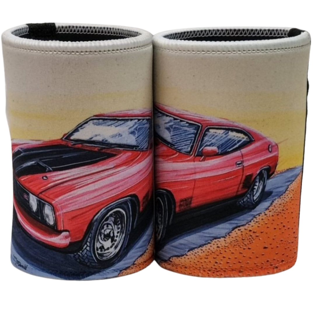 XB GT RED HARDTOP STUBBY COOLER