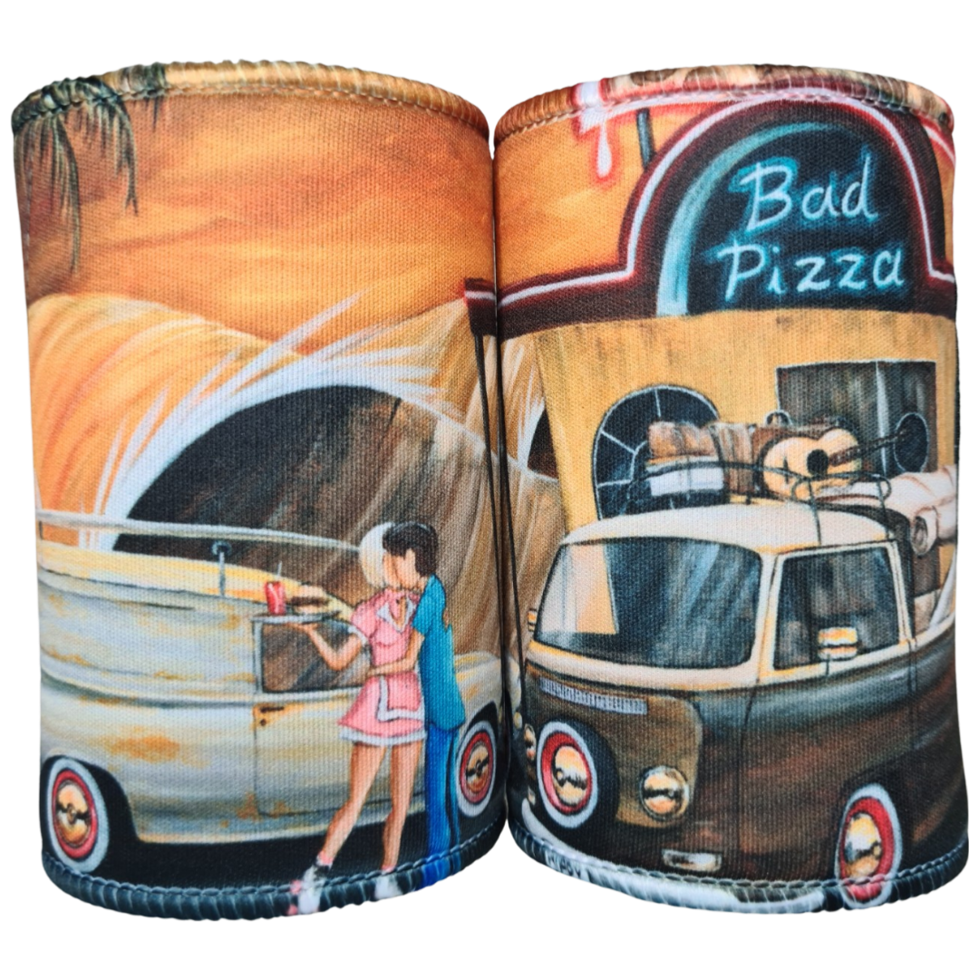 BAD PIZZA STUBBY COOLER