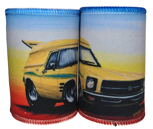 SANDMAN VAN YELLOW STUBBY HOLDER
