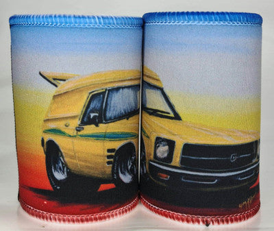 SANDMAN VAN YELLOW STUBBY HOLDER