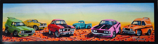 ICONIC MUSCLE CARS-VANS-UTES