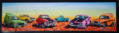 ICONIC MUSCLE CARS-VANS-UTES