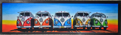 5X SPLIT SCREEN KOMBI'S BAR RUNNER 890MMX240MM