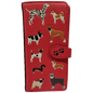 DOGS DOGS DOGS FUSCIA LGE LADIES WALLET