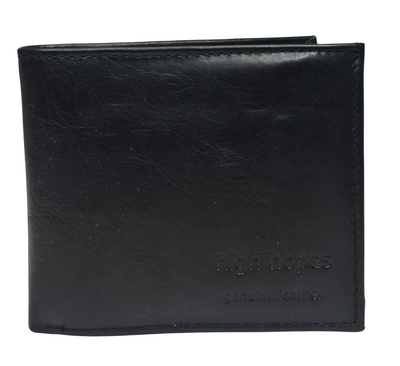 BLACK LEATHER MENS WALLET