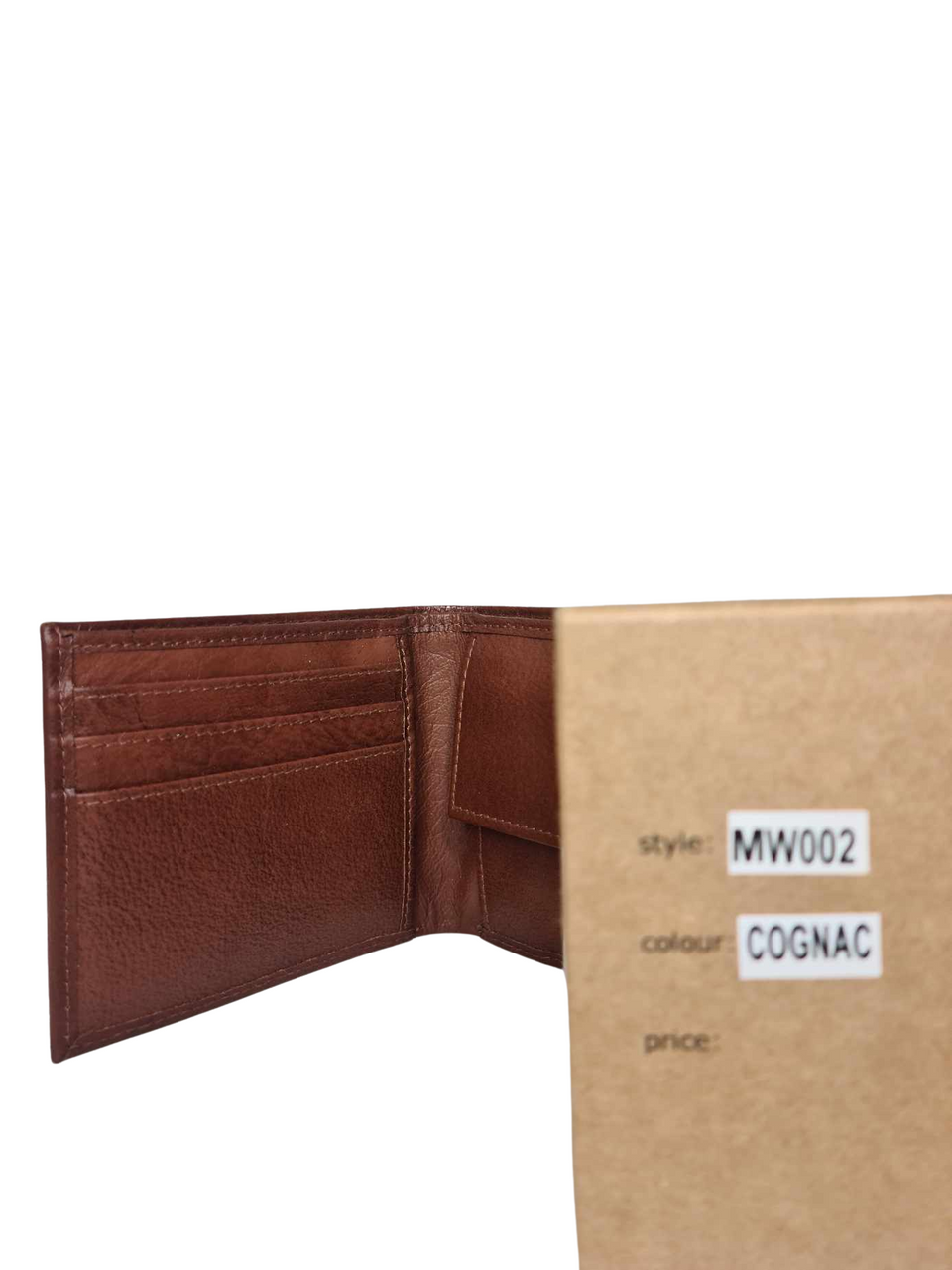 MENS COGNAC LEATHER WALLET