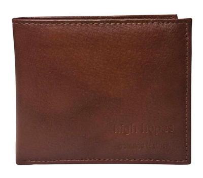 MENS COGNAC LEATHER WALLET