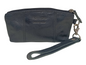 LEATHER TOILETRY BAGS IN BLK