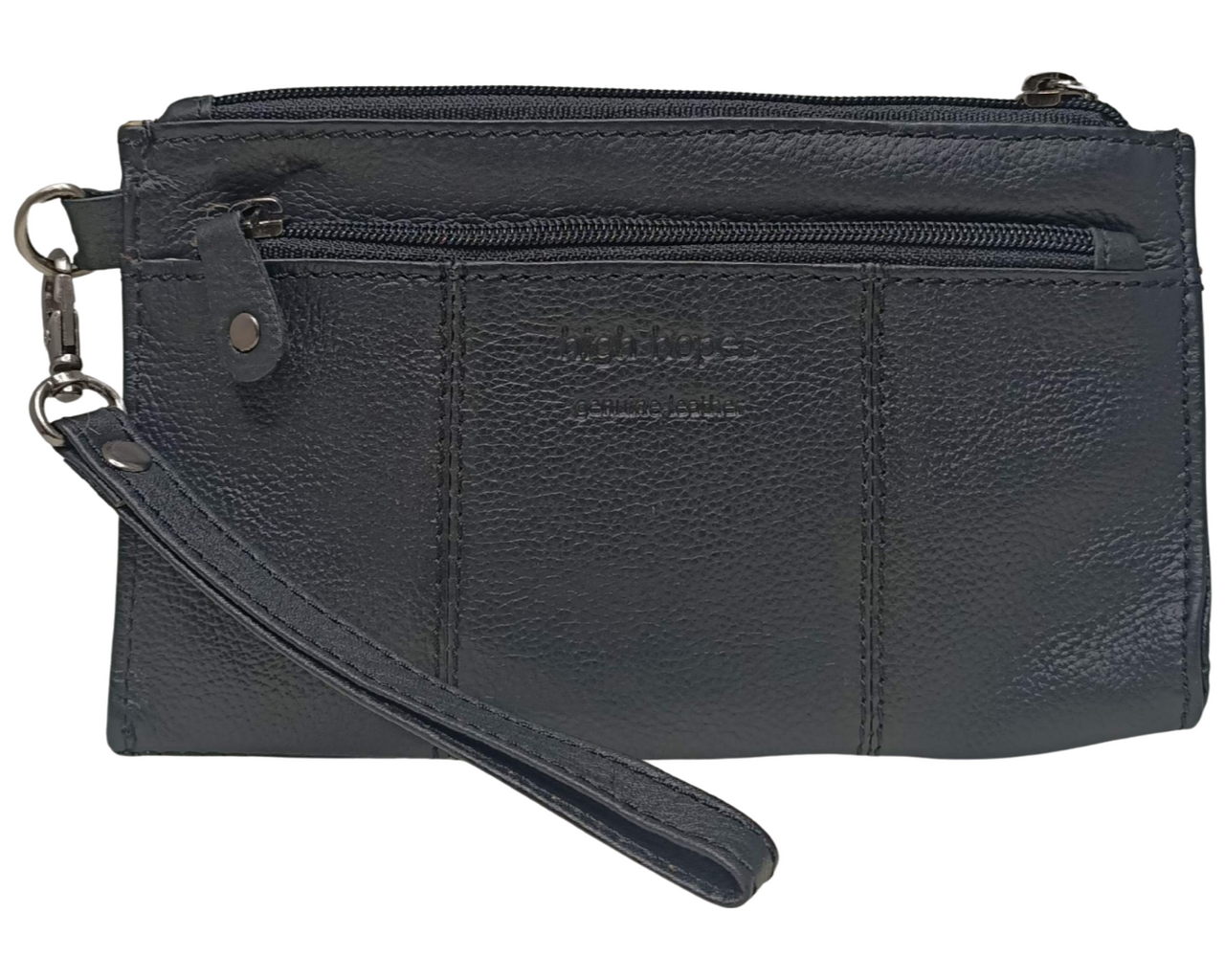 CLUTCH LEATHER UNISEX BLK