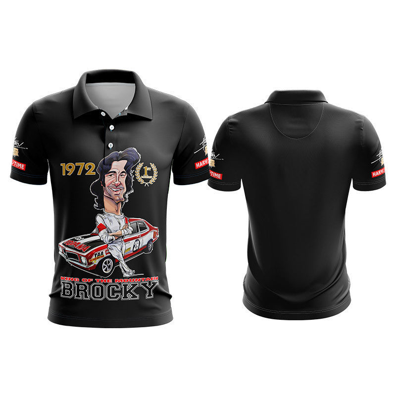 BROCK 72 POLO BLK PH -3XL