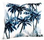 HAMPTONS BLUE PALMS CUSHION +INSERT 45CM X 45CM