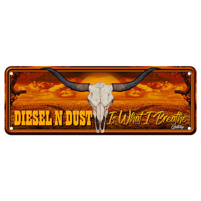 DIESEL -DUST NUMBER PLATE