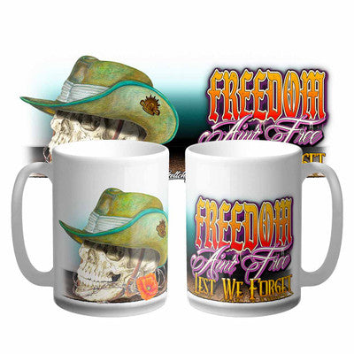 FREEDOM ANZAC COFFEE MUG
