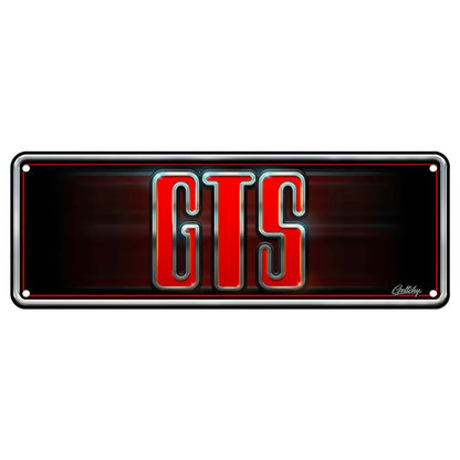 GTS BADGE NUMBER PLATE