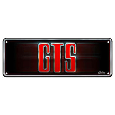 GTS BADGE NUMBER PLATE