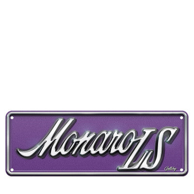 MONARO LS NUMBER PLATE PURPLE