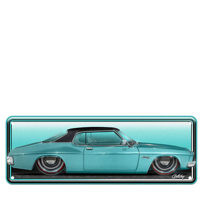 MONARO HQ TEAL CAR NUMBER PLATE