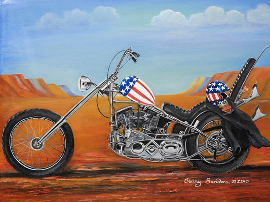 EASY RIDER TIN SIGN 30cm x 40cm