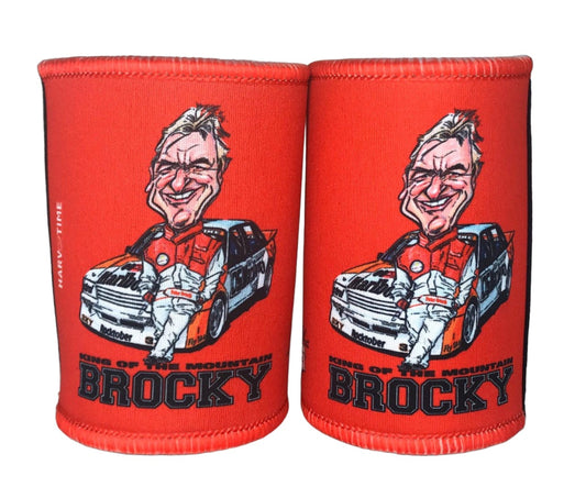 RED PETER BROCK KING OF THE MOUNTAIN STUBBY HOLDER