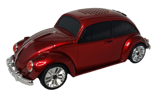 VW BUG RED bluetooth speakers