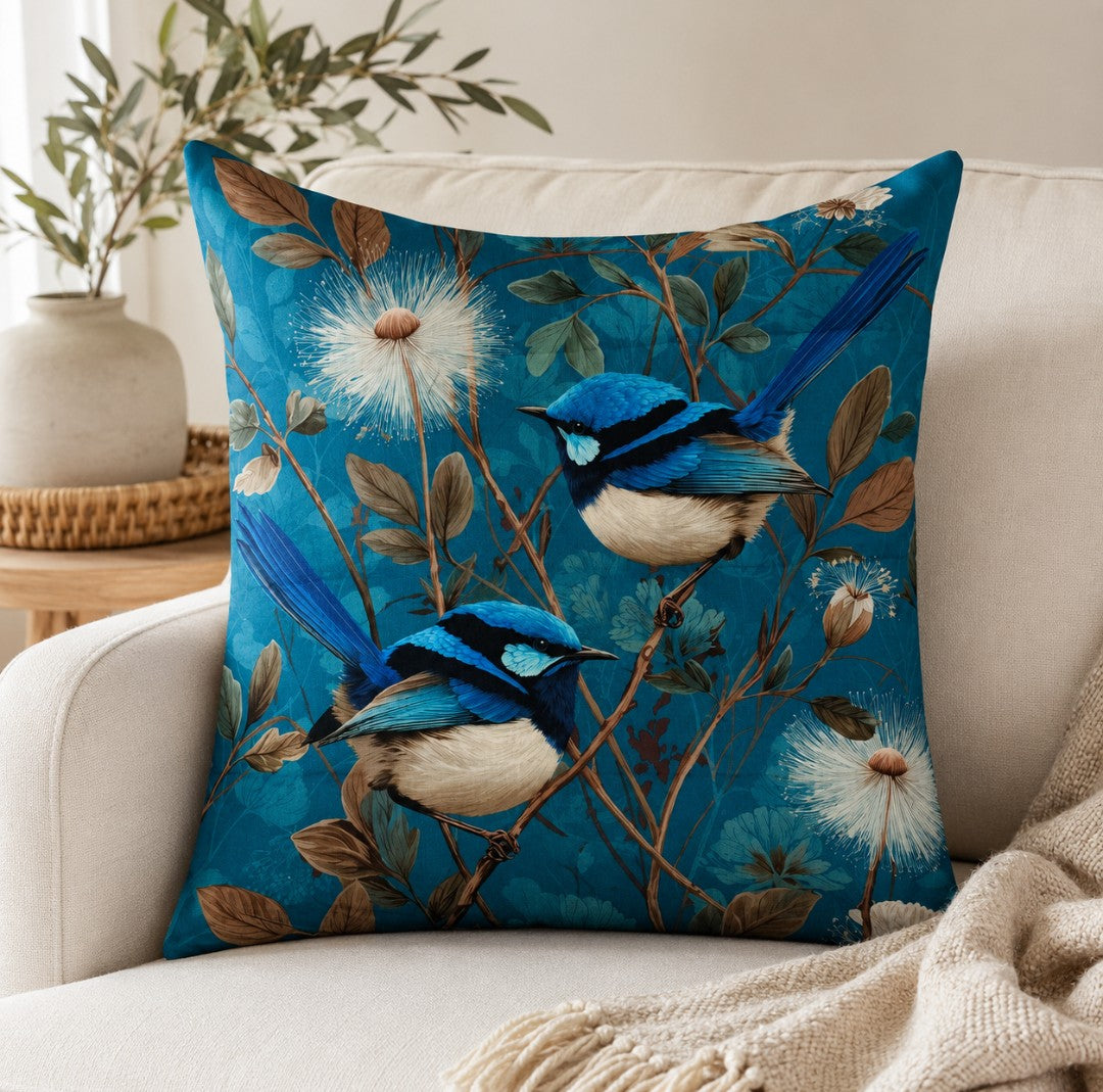 BLUE WREN BIRDS