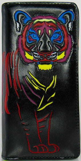 SHAGWEAR COLORFUL TIGER LGE WALLET