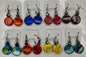 ASSORTED 8 PC PAPAYA BUTTONS EAR RINGS