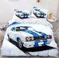 FORD COBRA QUEEN QUILT COV SET